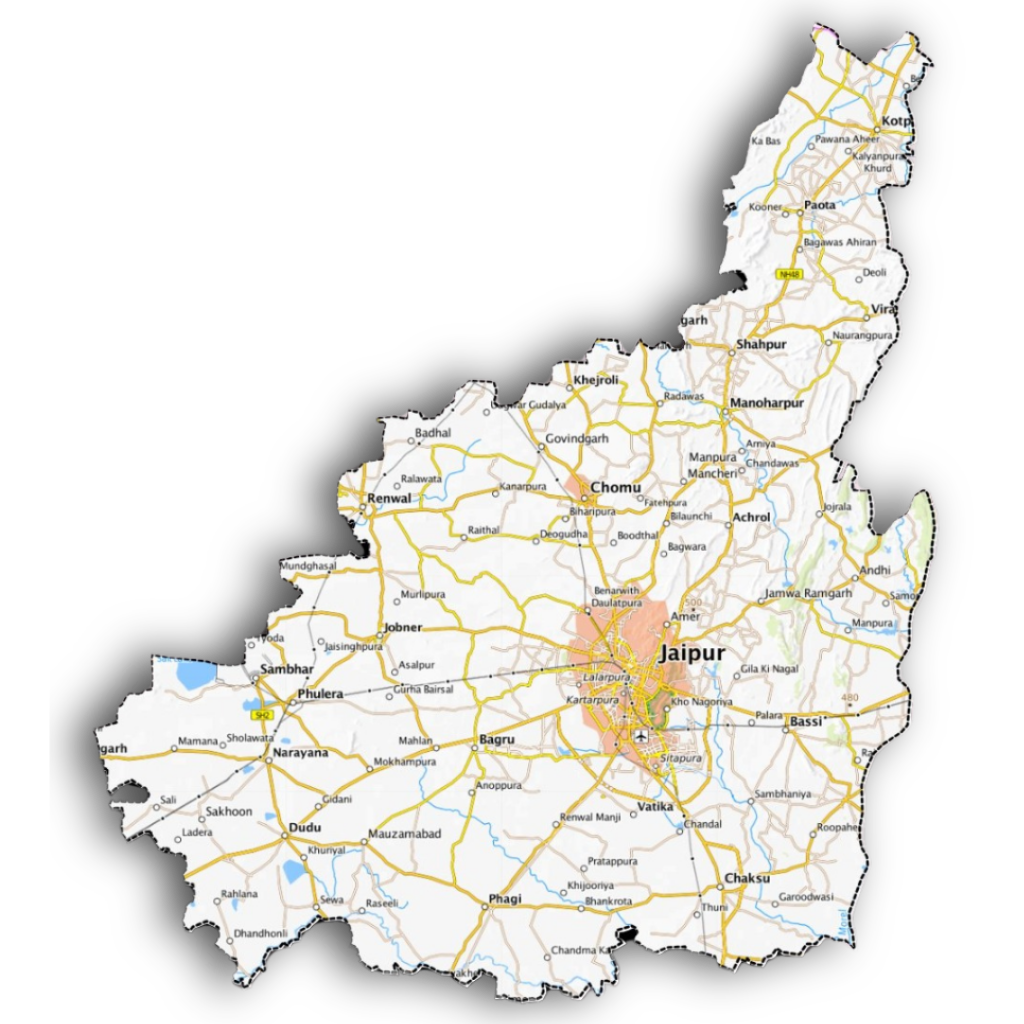 Jaipur Map